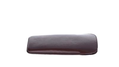 Halbbrillenstecketui mit Schale<br/>bordeaux